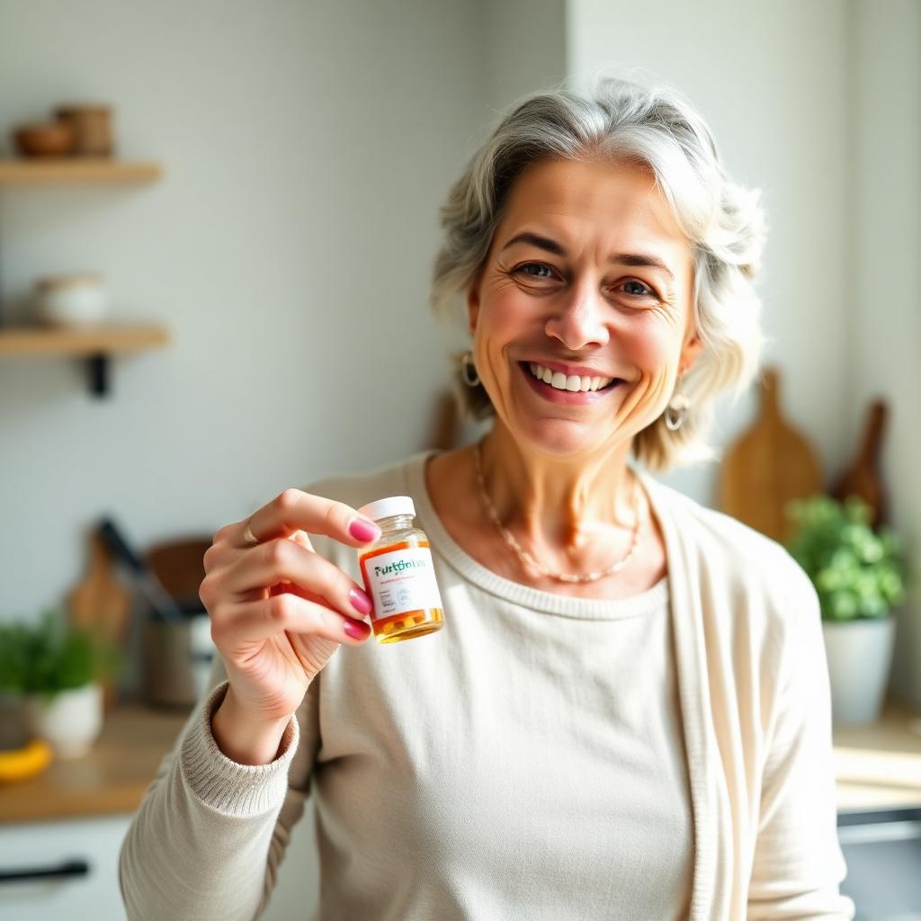 Zufriedene Anwenderin mit Lena Gercke Diabetes